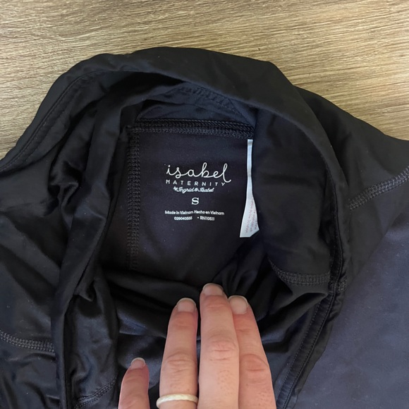 2 Isabel Maternity Biker Leggings - Picture 2 of 3